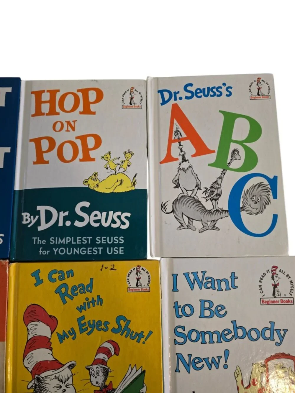 Dr Seuss Beginner Books Lot of 8 Cat in the Hat Hop on Pop ABC Go Dog Go Kids
